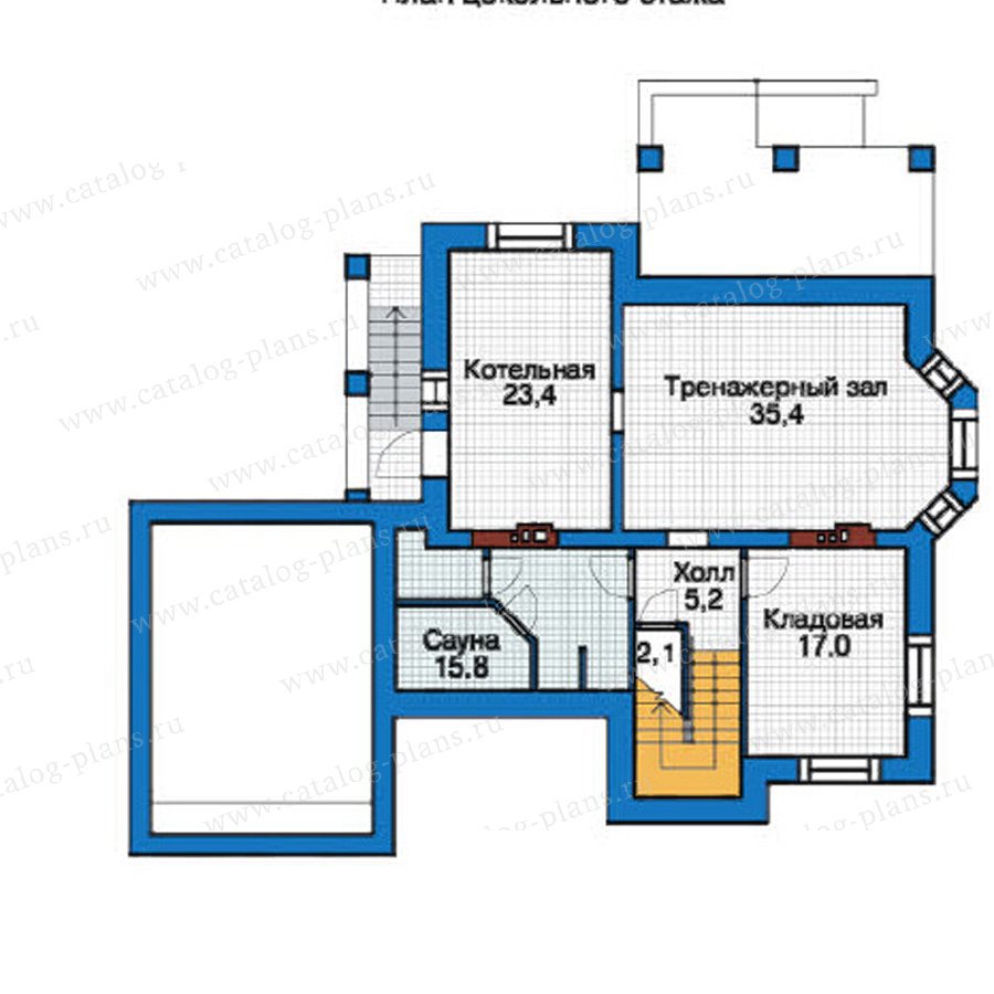 План 1-этажа проекта 37-99