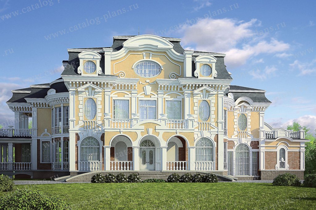 Проект дворца в классическом стиле №36-09