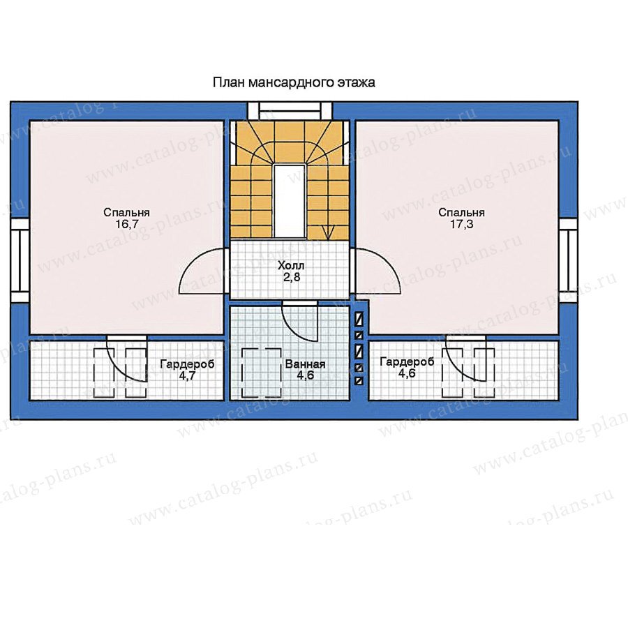 План 2-этажа проекта 35-39