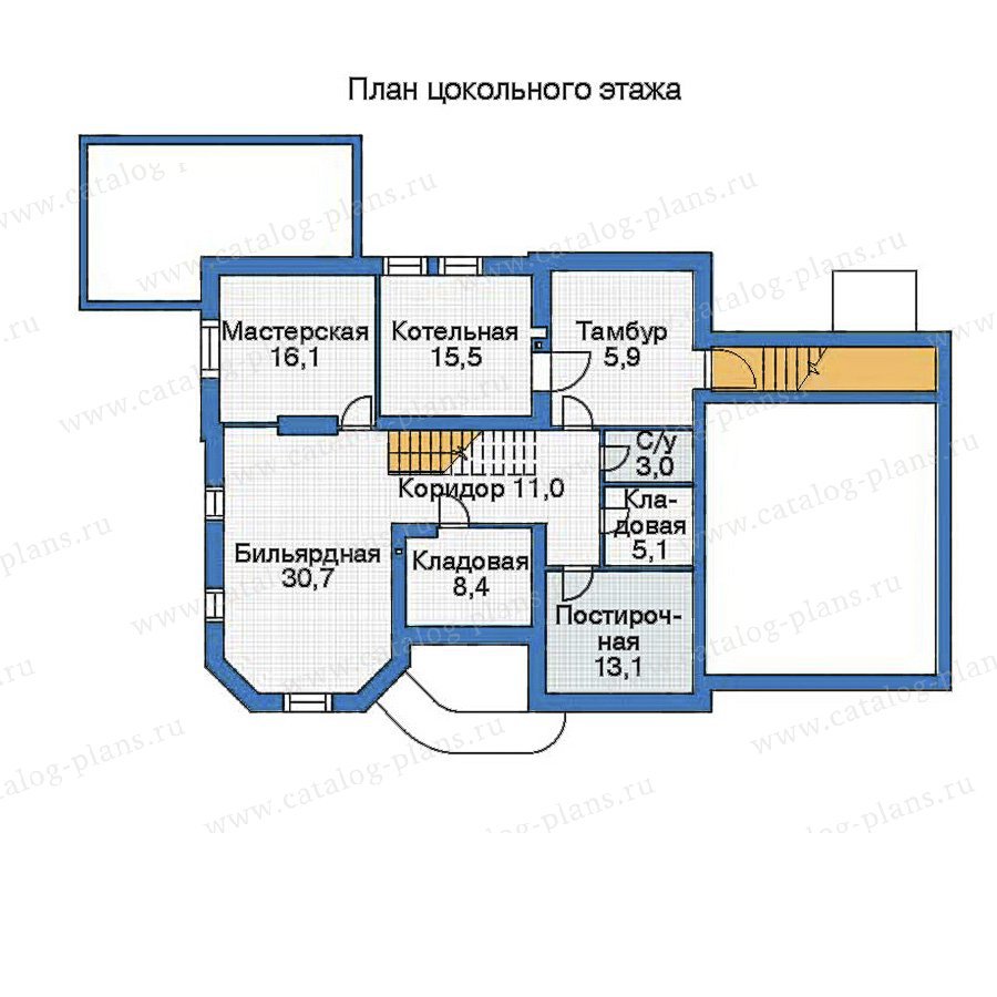 План 1-этажа проекта 35-91