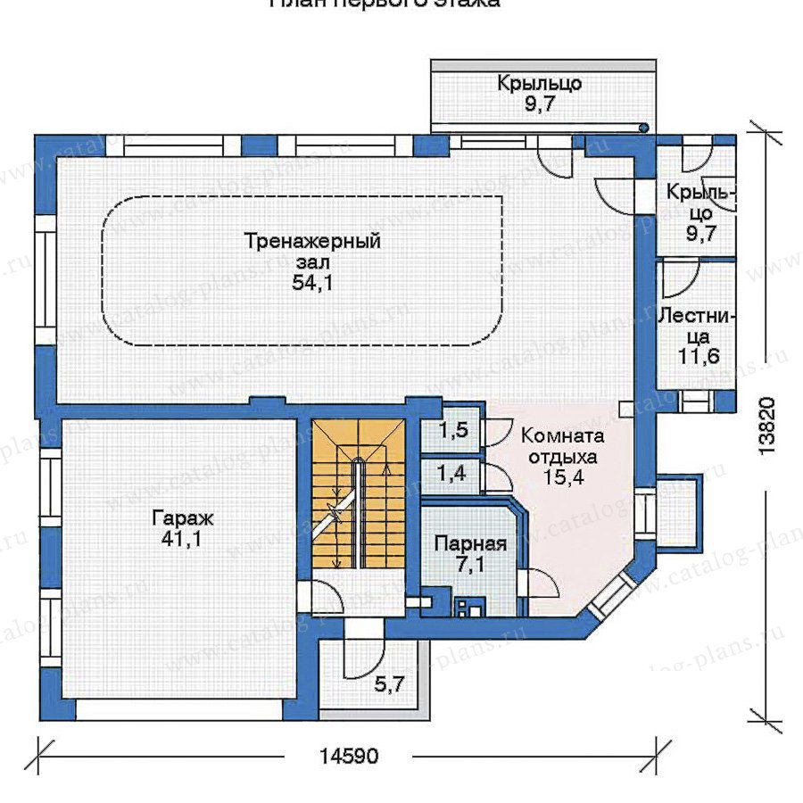 План 2-этажа проекта 35-97
