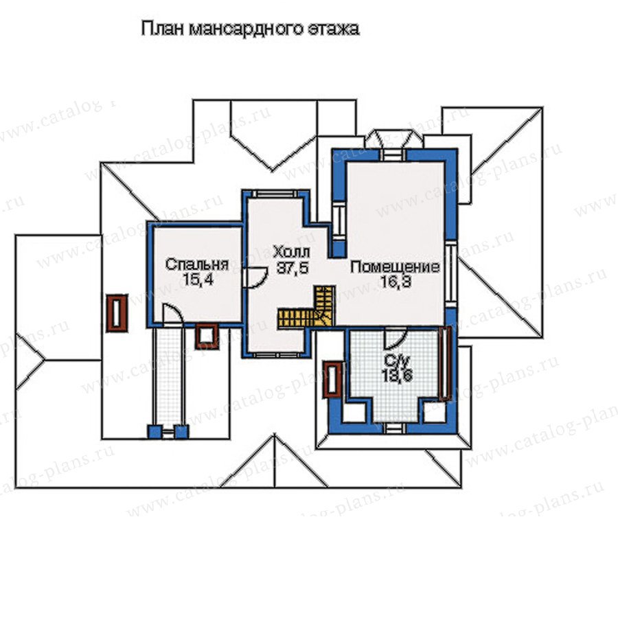 План 3-этажа проекта 35-10