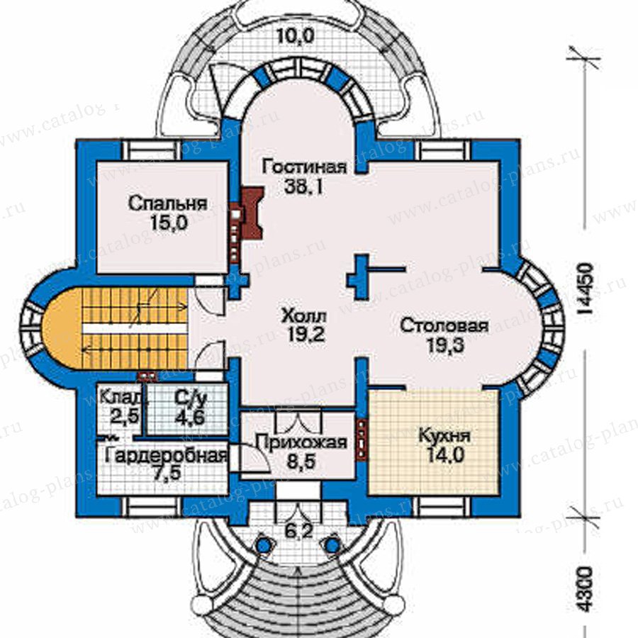 План 2-этажа проекта 33-90