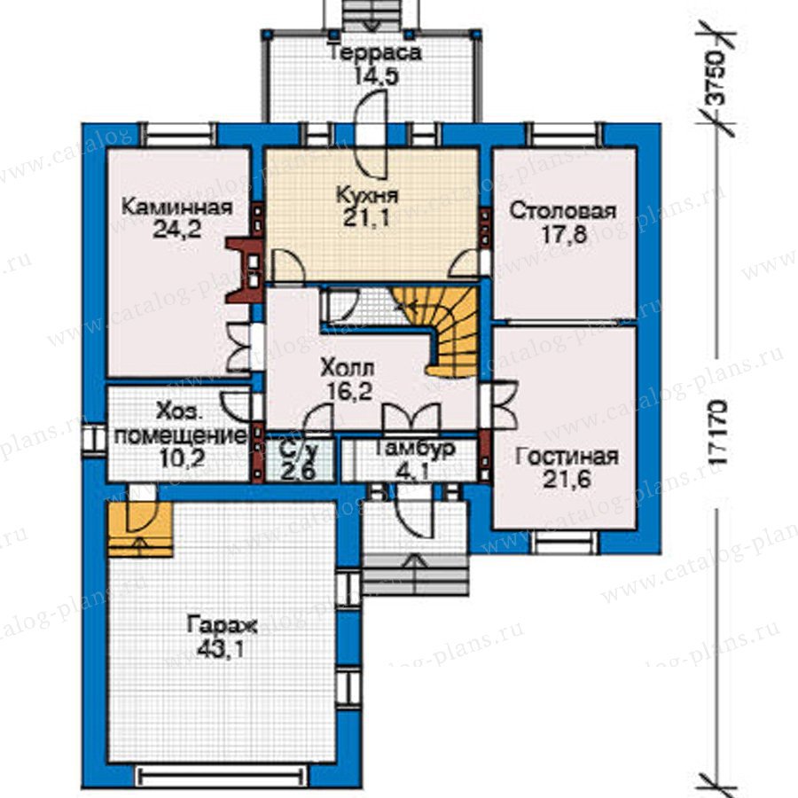 План 2-этажа проекта 31-39