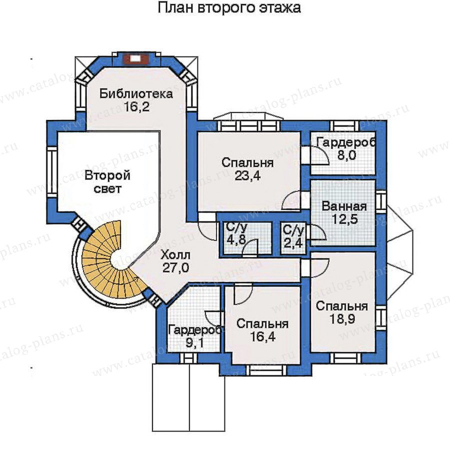 План 3-этажа проекта 31-14
