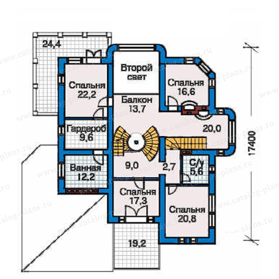 План 3-этажа проекта 31-26