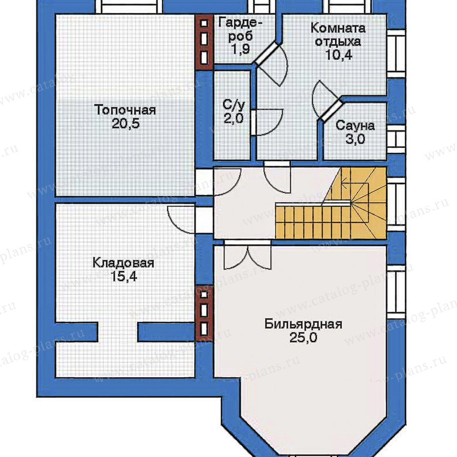 План 1-этажа проекта 31-83
