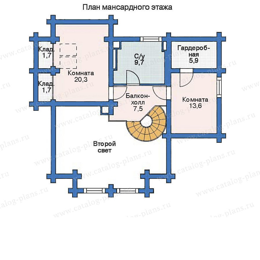 План 2-этажа проекта 11-16