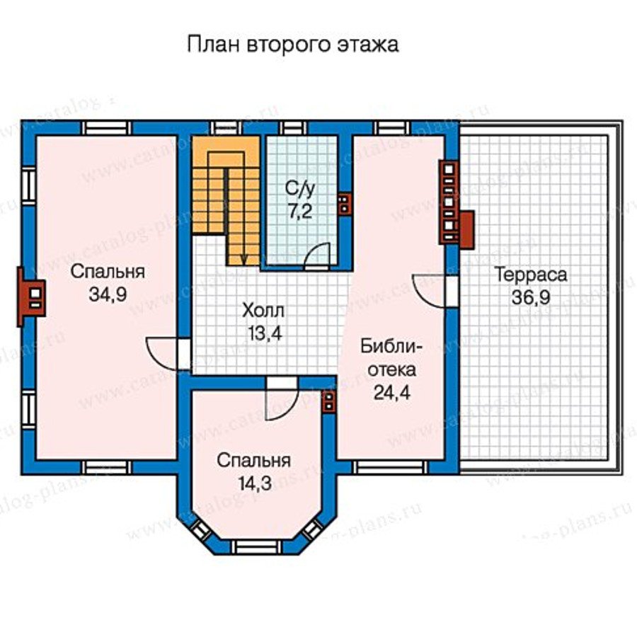 План 3-этажа проекта 57-25B