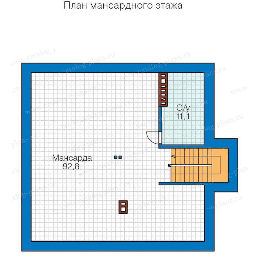 План 3-этажа проекта 57-20B