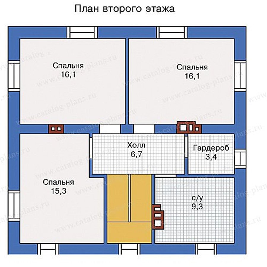 План 2-этажа проекта 40-04L