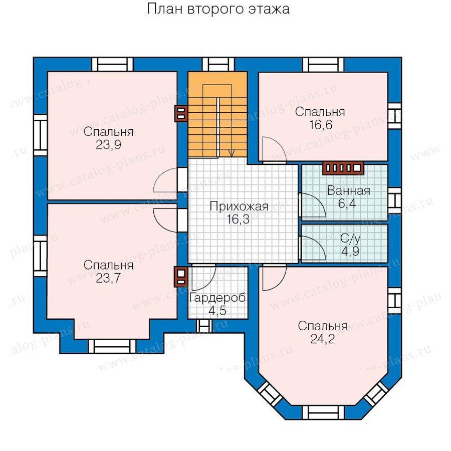 План 2-этажа проекта 40-11B