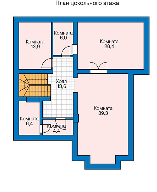 План 1-этажа проекта 57-39CL