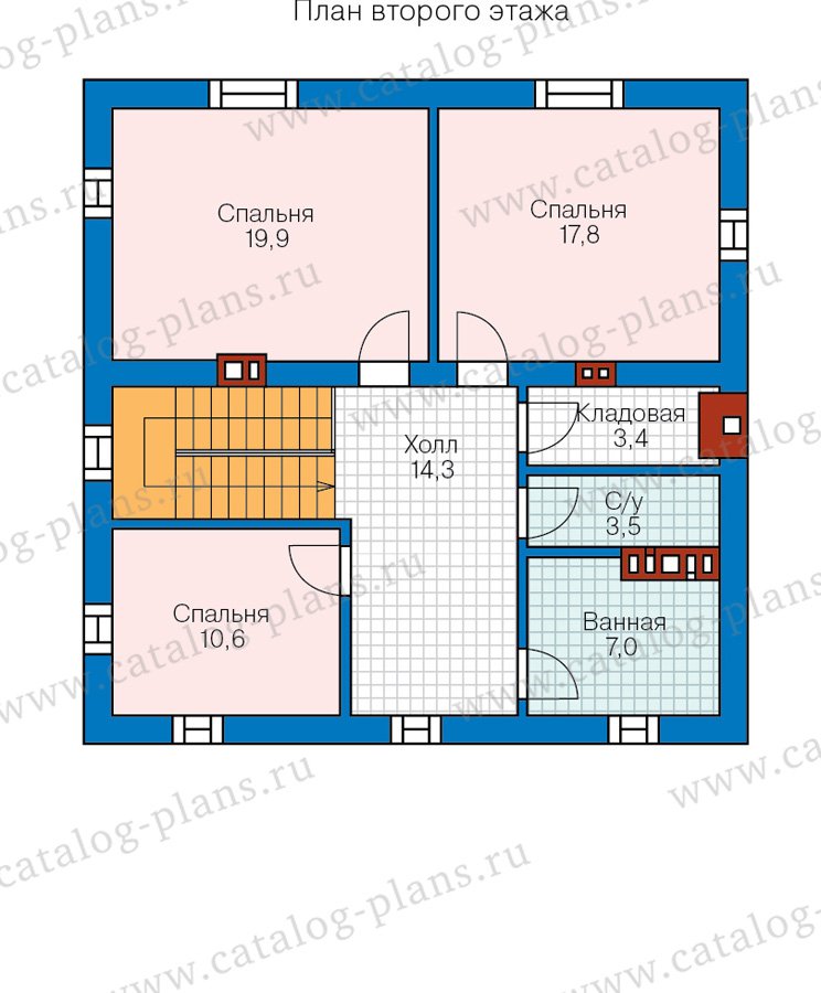 План 2-этажа проекта 57-05C