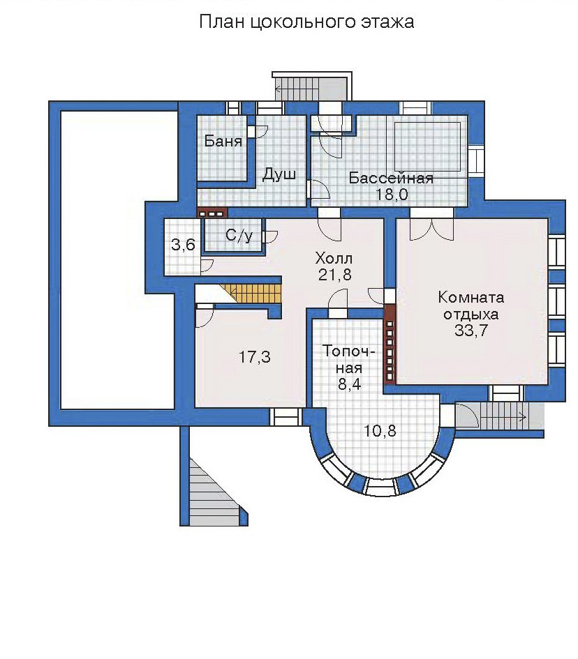 План 1-этажа проекта 32-27