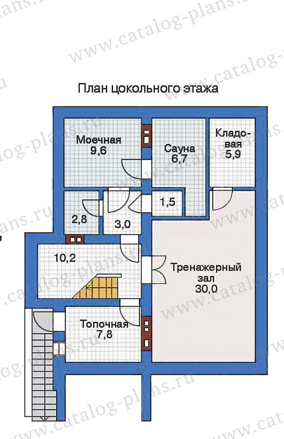 План 1-этажа проекта 32-41