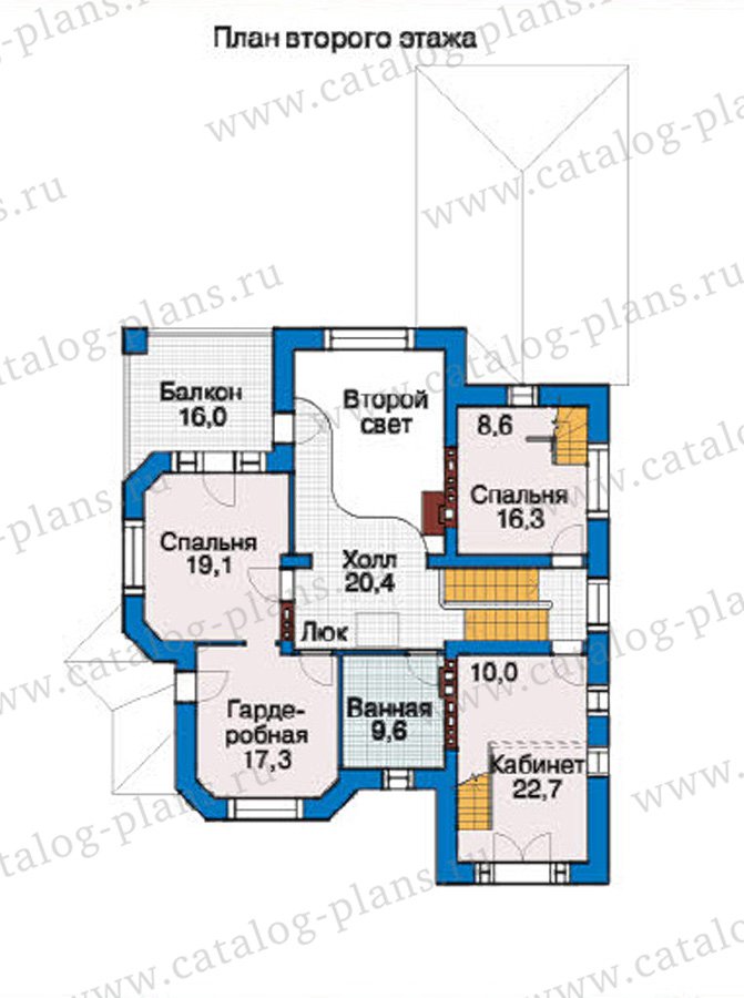 План 3-этажа проекта 37-17