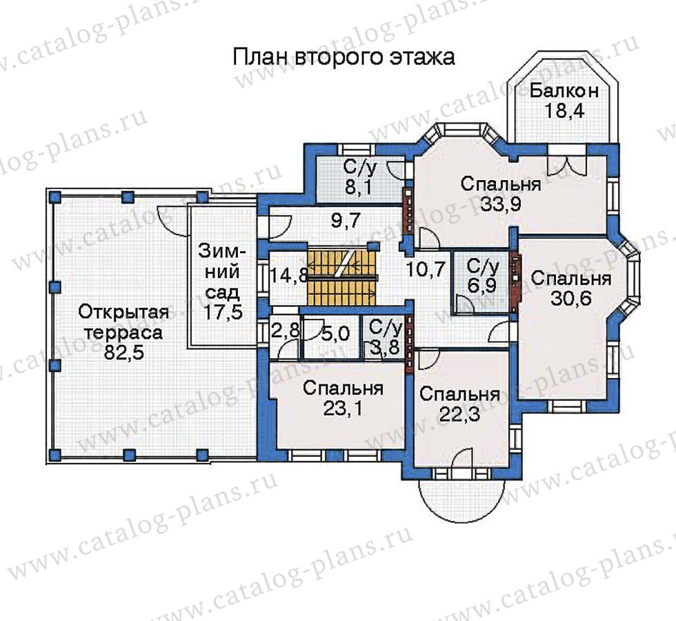 План 3-этажа проекта 35-81