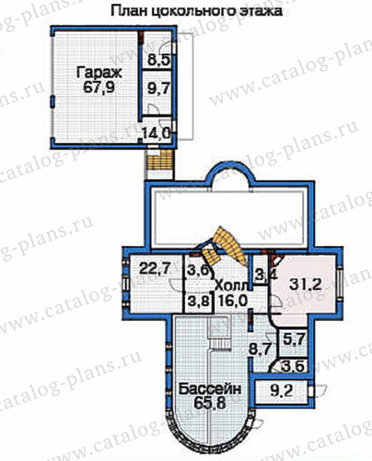 План 1-этажа проекта 36-51