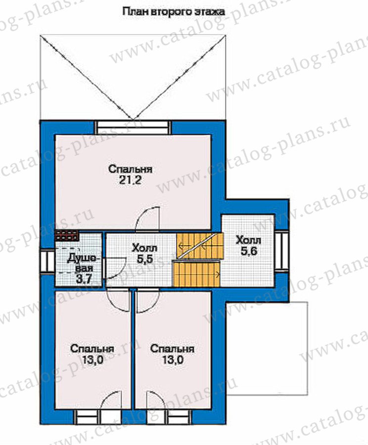 План 3-этажа проекта 36-87
