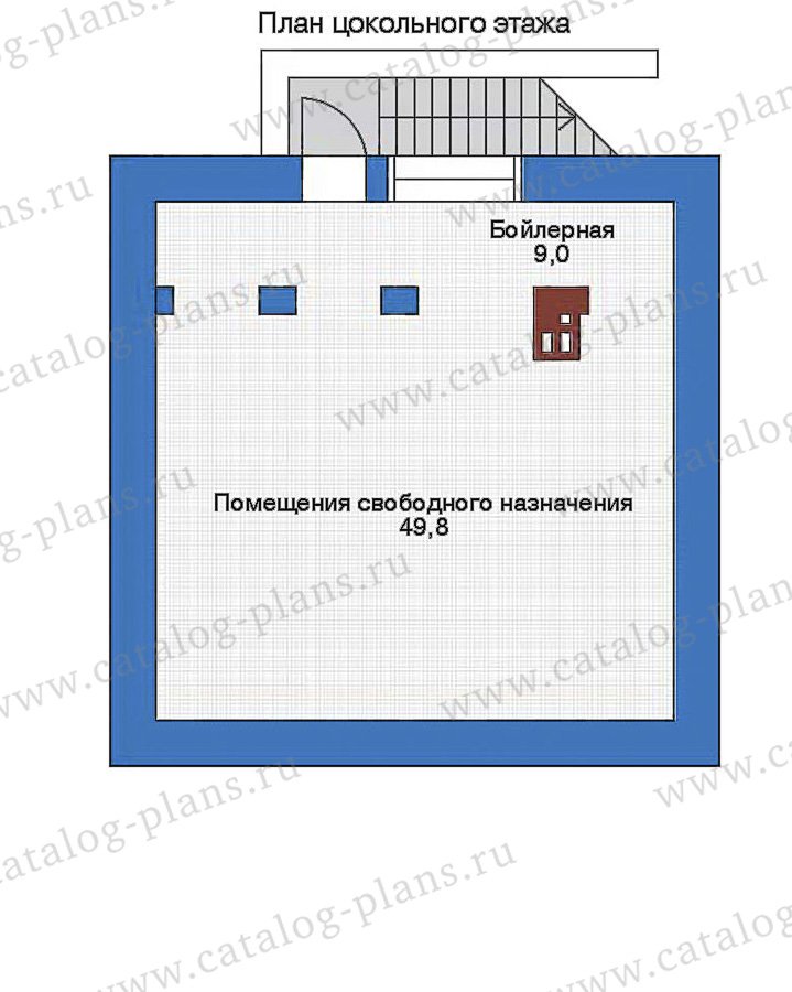 План 1-этажа проекта 90-07
