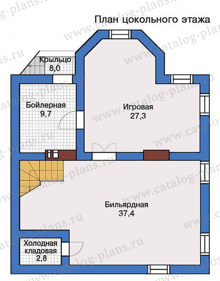 План 1-этажа проекта 57-31K