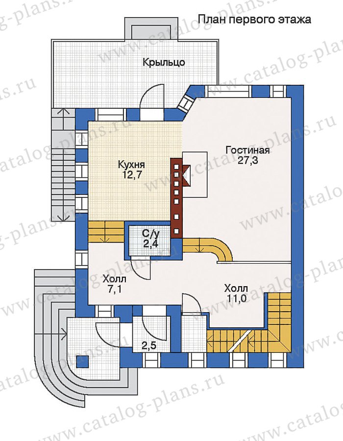 План 2-этажа проекта 51-07