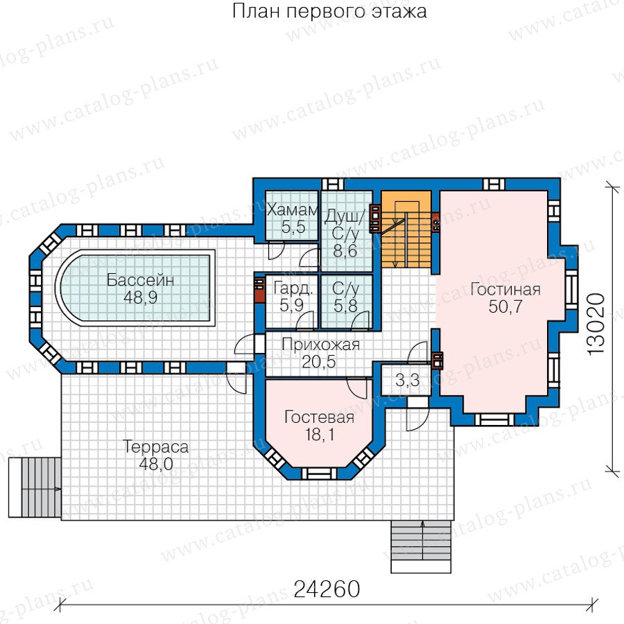 План 2-этажа проекта 40-11P