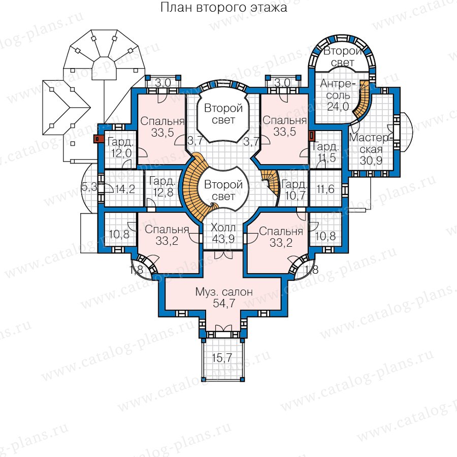 План 3-этажа проекта 47-79
