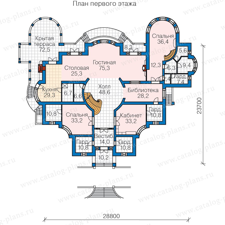 План 2-этажа проекта 47-79