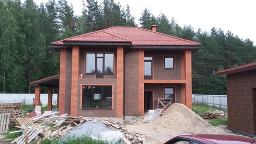 Готовый дом из кирпича (проект №40-17)