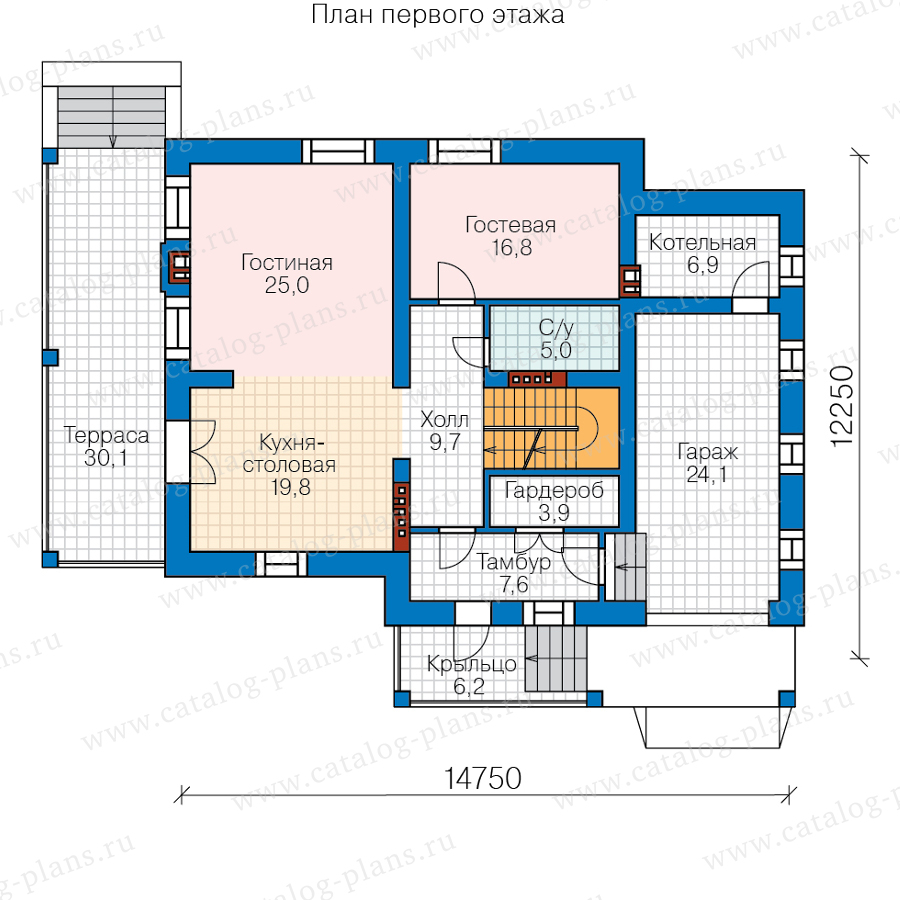 План 2-этажа проекта 58-11AL
