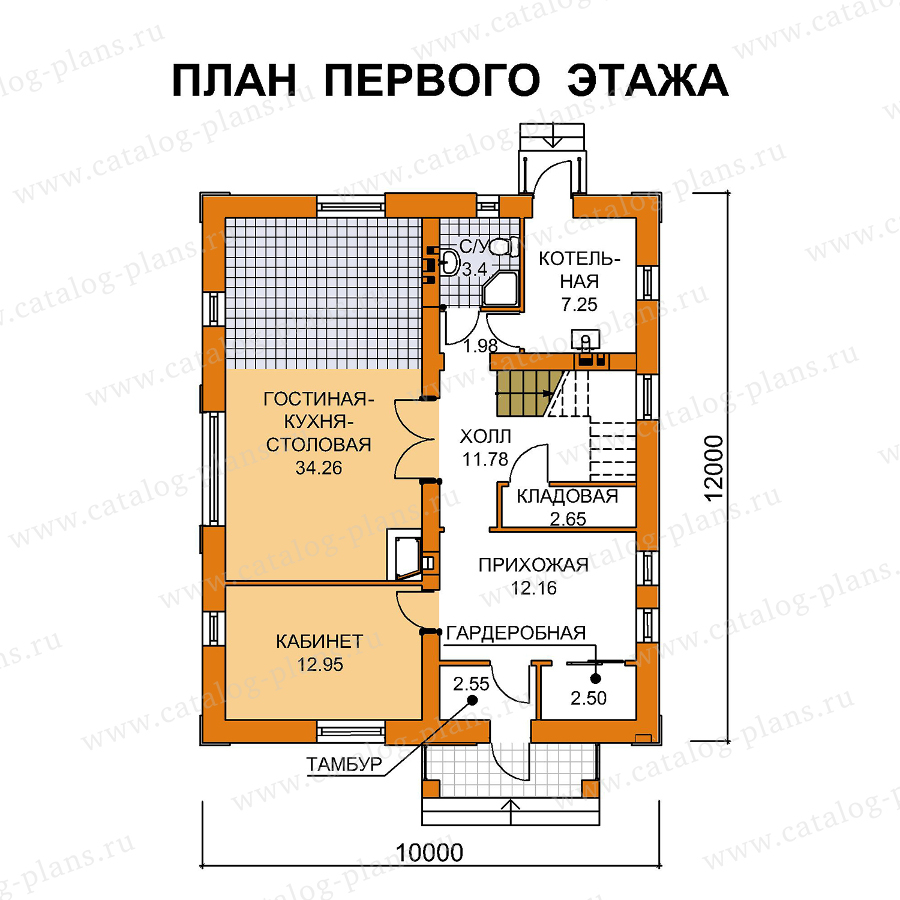 План 1-этажа проекта 61-31