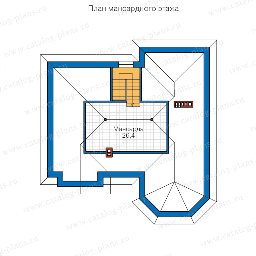 План 3-этажа проекта 40-11BGA