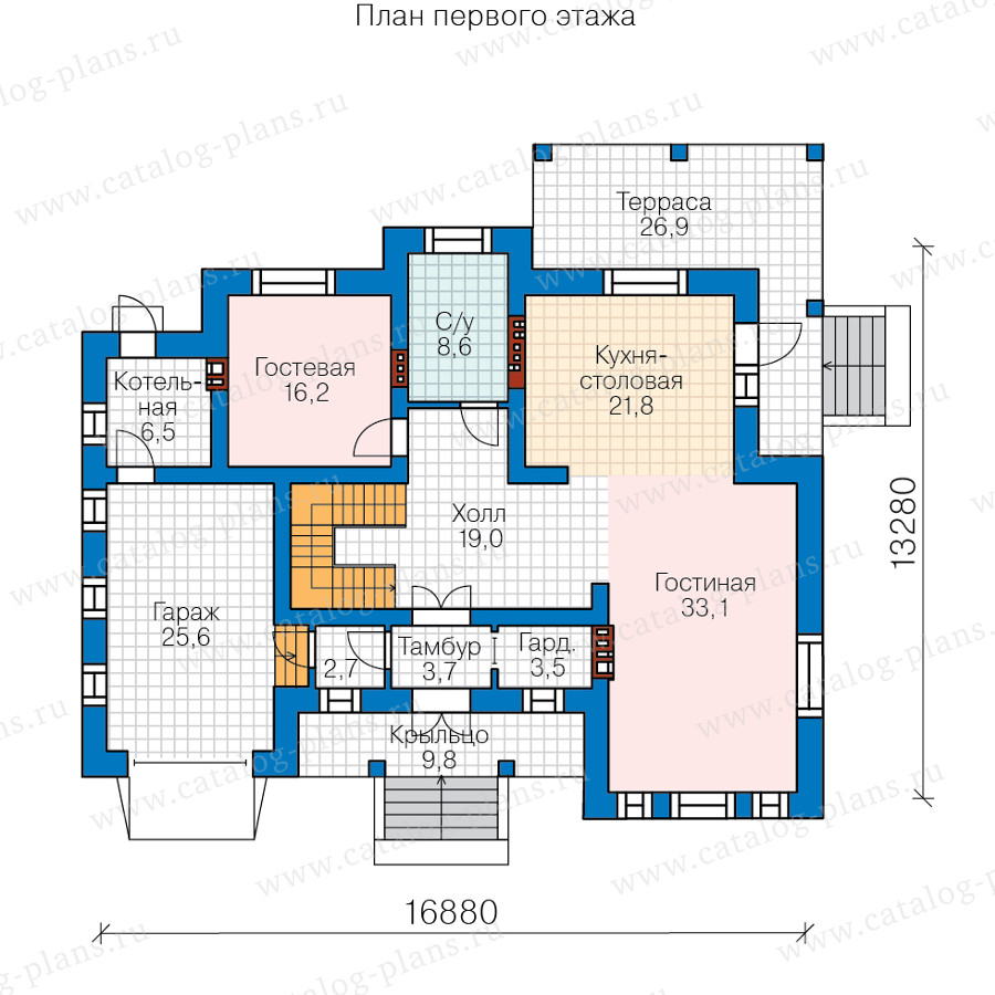 План 2-этажа проекта 58-10CKL