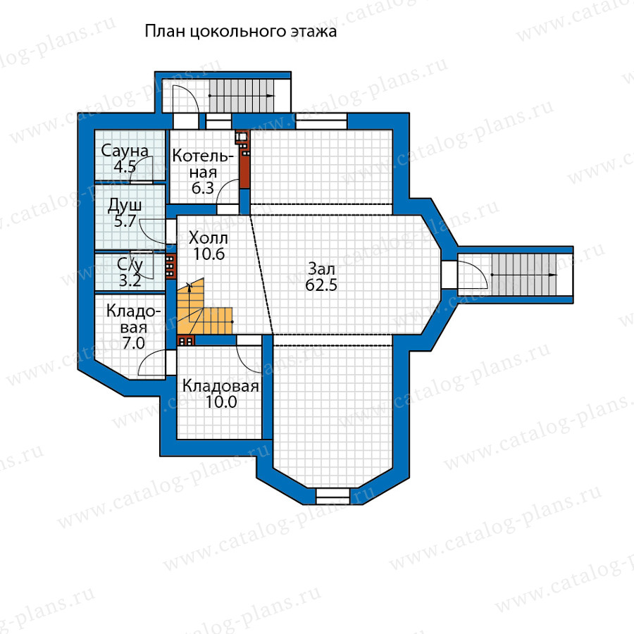План 1-этажа проекта 45-96K1L