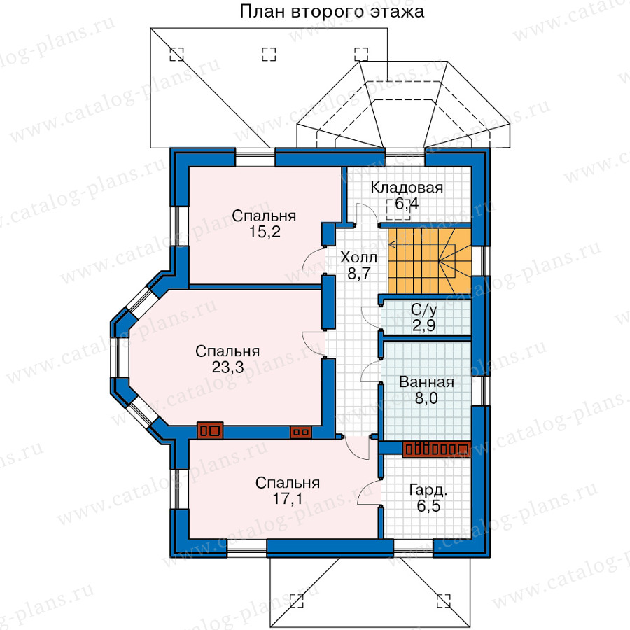 План 2-этажа проекта 57-27CL