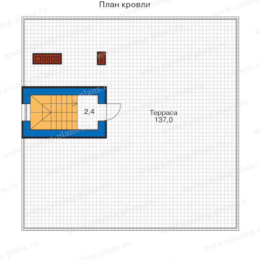 План 3-этажа проекта 62-71BV