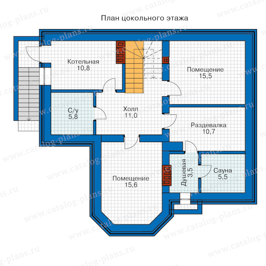 План 1-этажа проекта 57-27FL