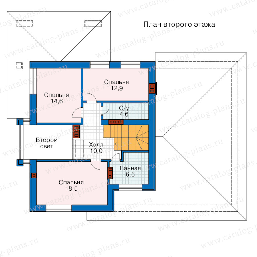 План 3-этажа проекта 45-16ZG