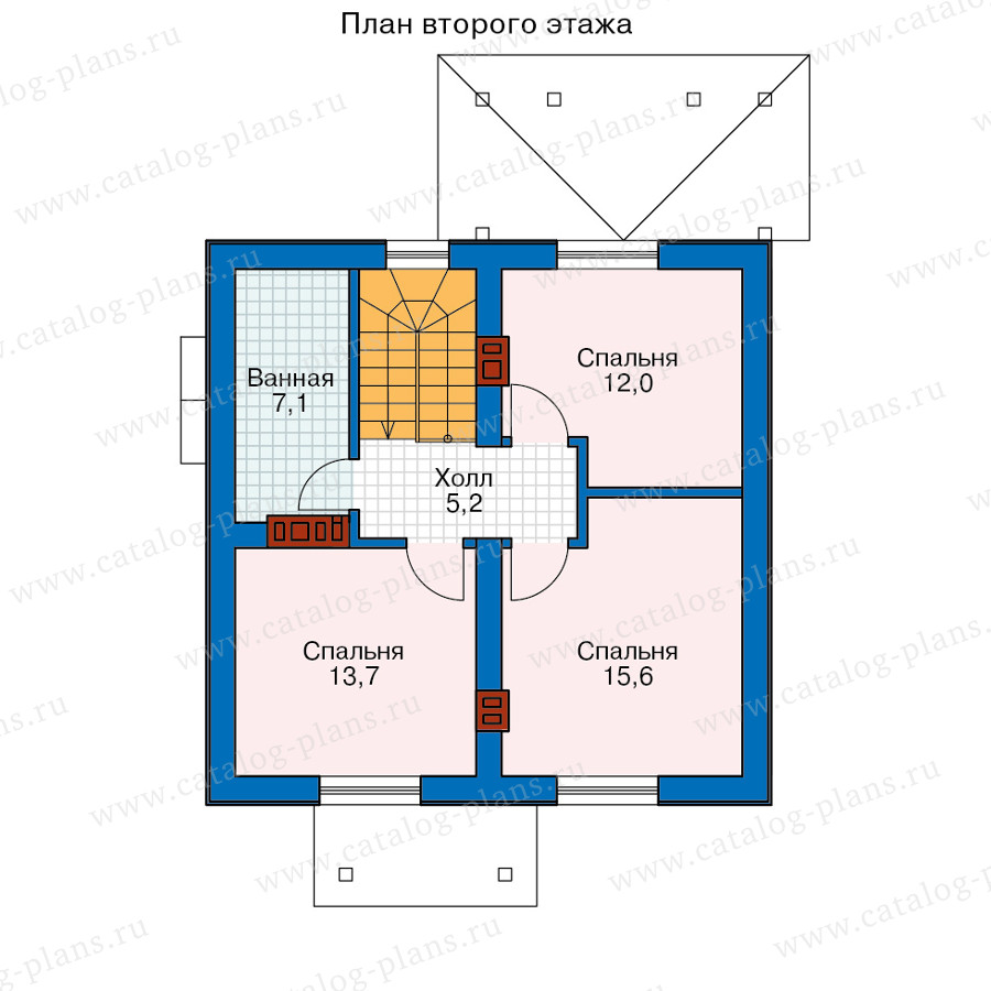План 2-этажа проекта 57-17B