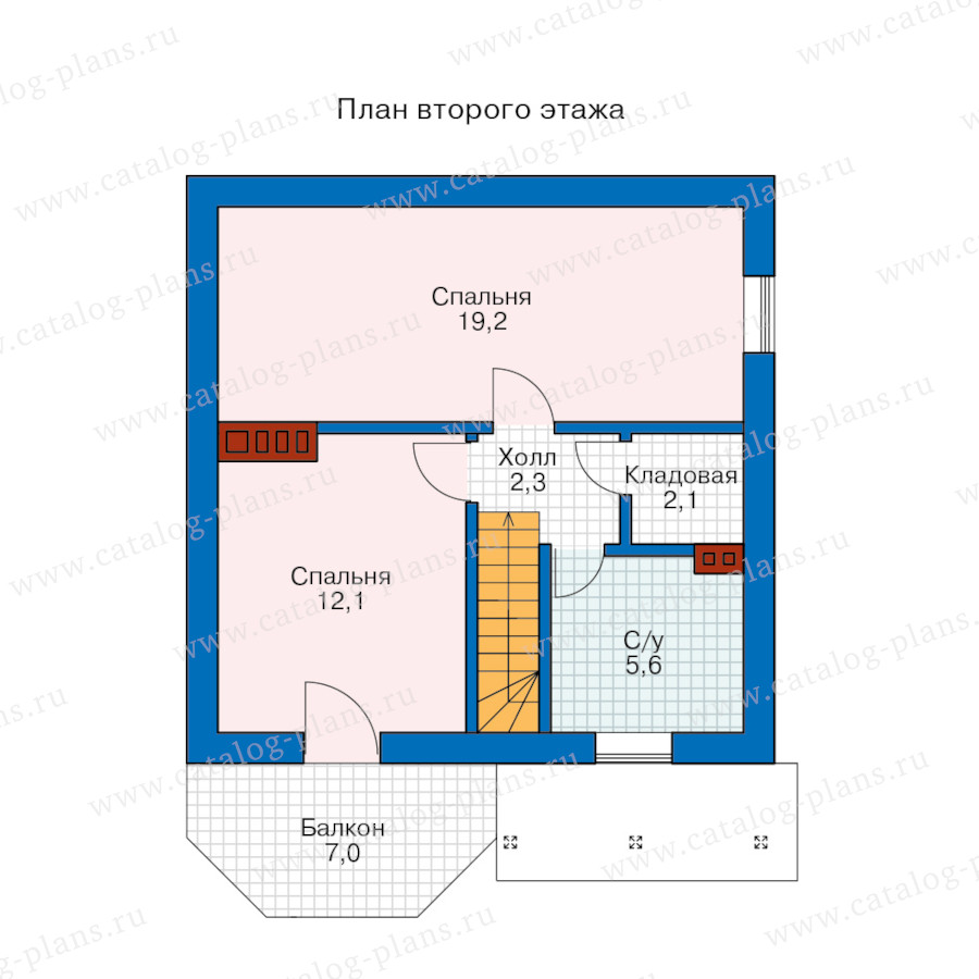 План 2-этажа проекта 13-59FMG
