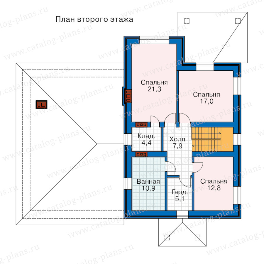 План 2-этажа проекта 57-62PABL