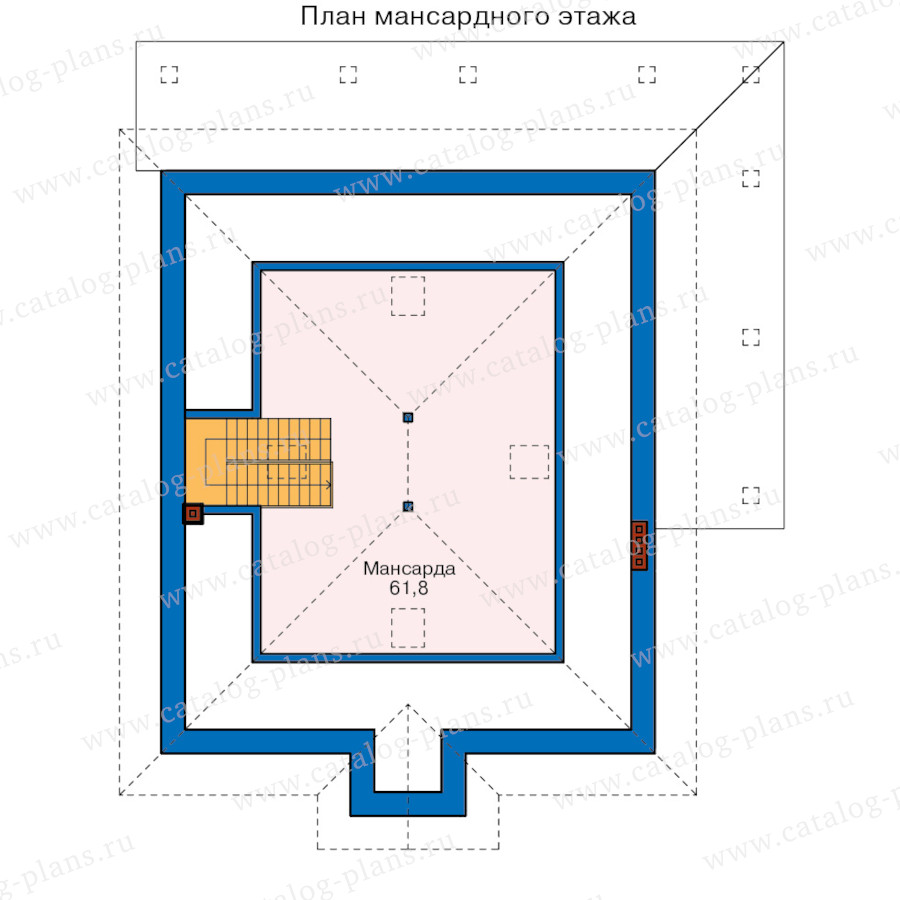 План 3-этажа проекта 40-45BAAK2L