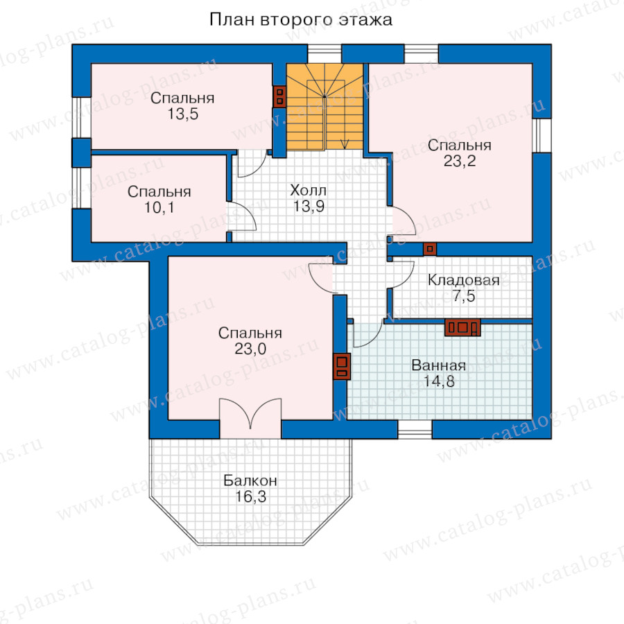 План 2-этажа проекта 40-05AGL