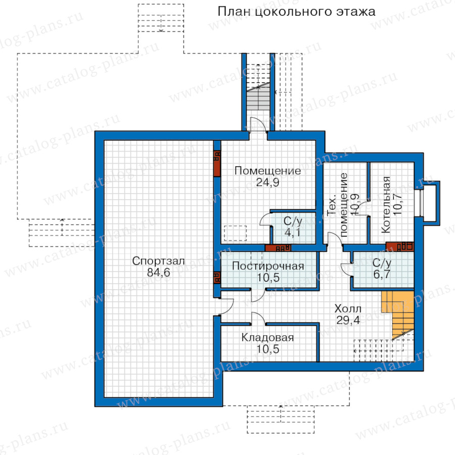 План 1-этажа проекта 62-15M