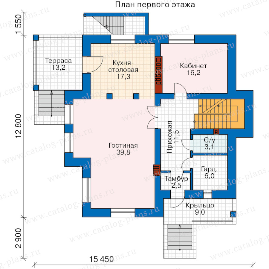 План 2-этажа проекта 58-49AL