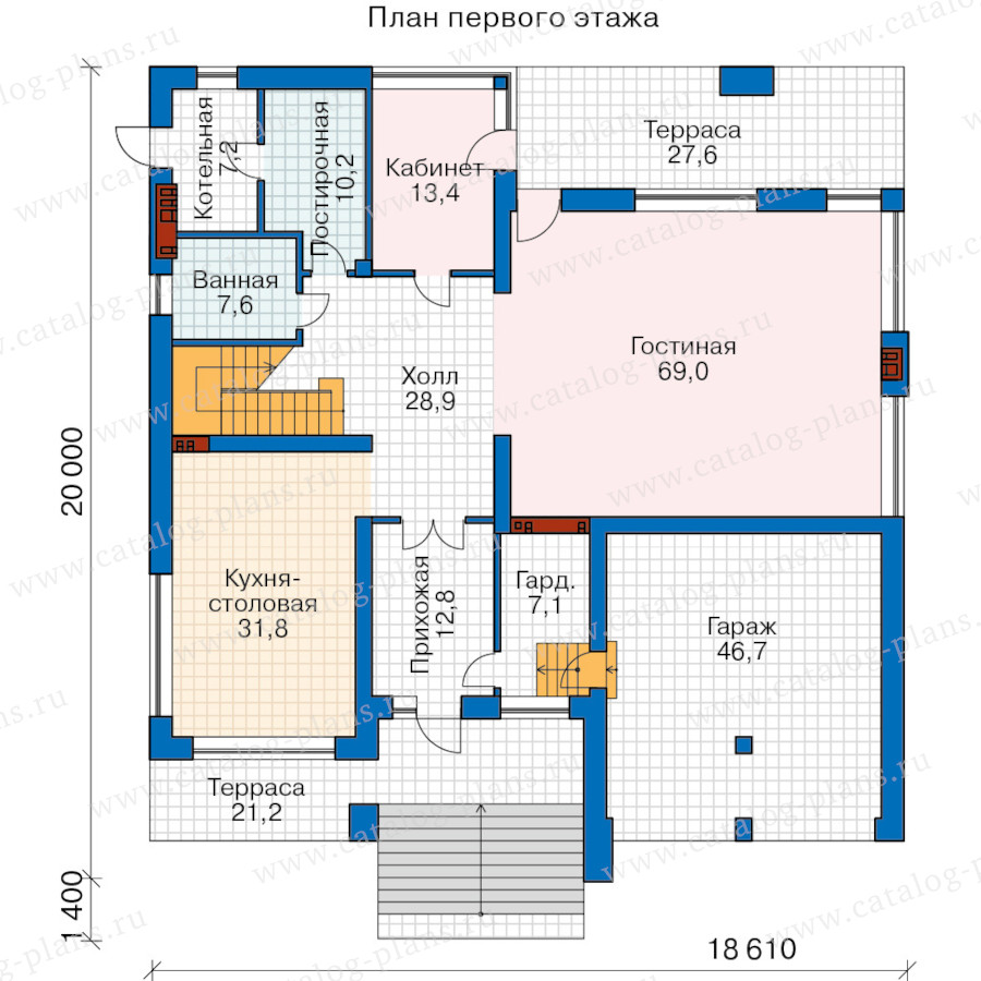 План 1-этажа проекта 65-35M