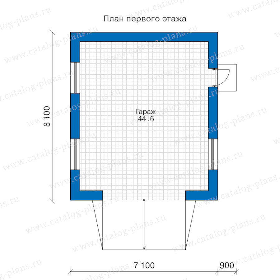 План 1-этажа проекта 90-83ABL