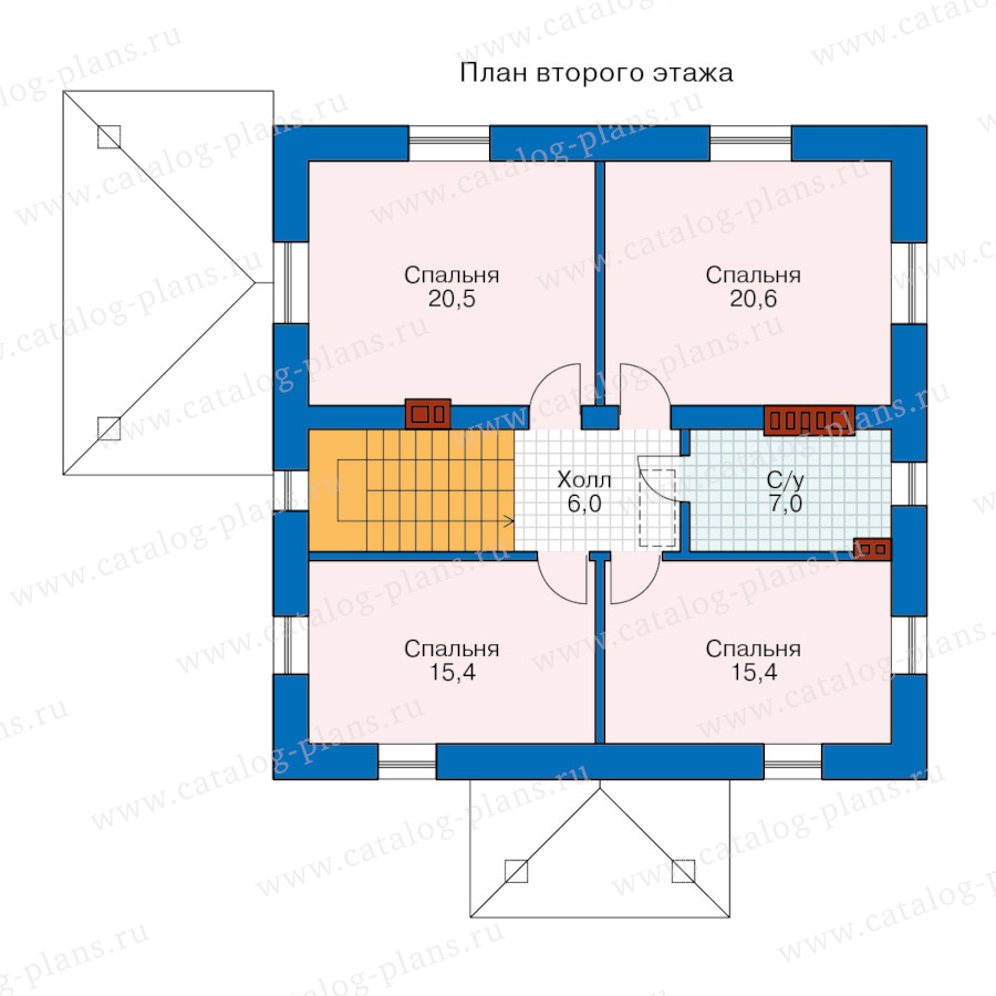 План 2-этажа проекта 57-05XBAL